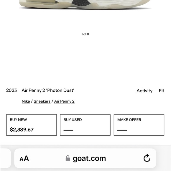 NIKE AIR PENNY II - Picture 7 of 7